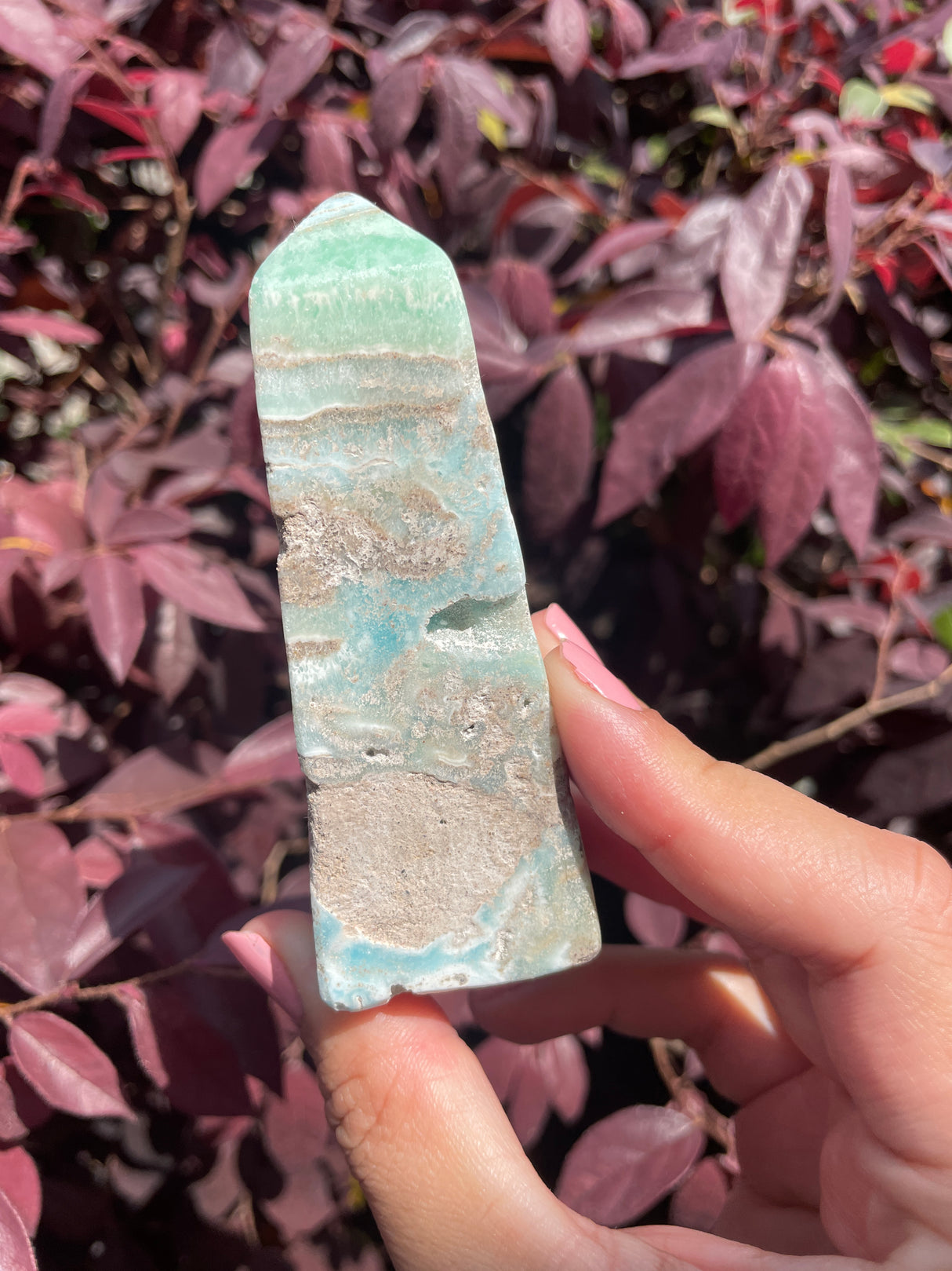 Caribbean Calcite Obelisk