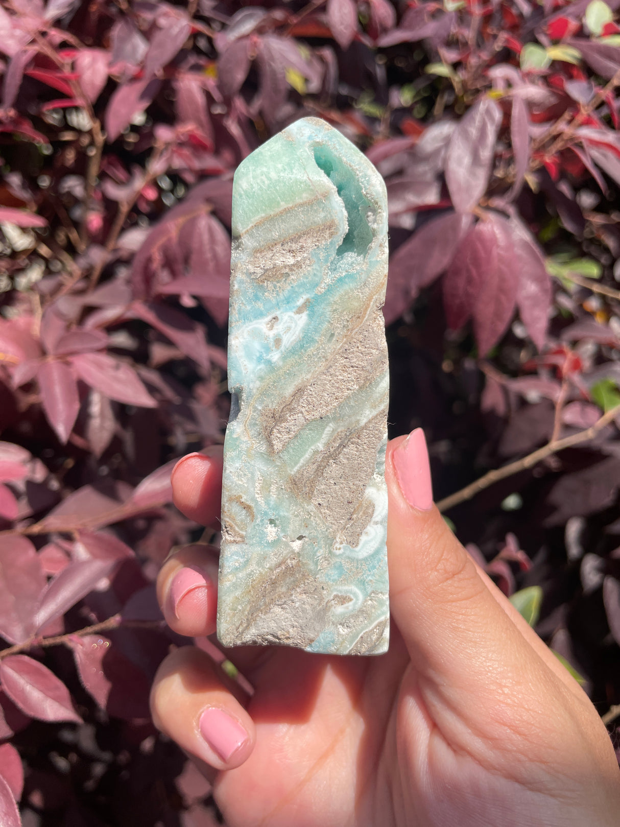 Caribbean Calcite Obelisk