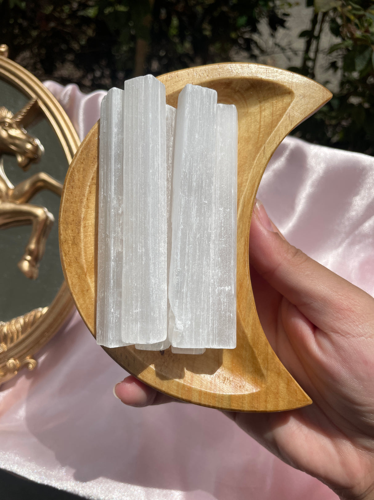 Satin Spar / Selenite Cleansing Wand