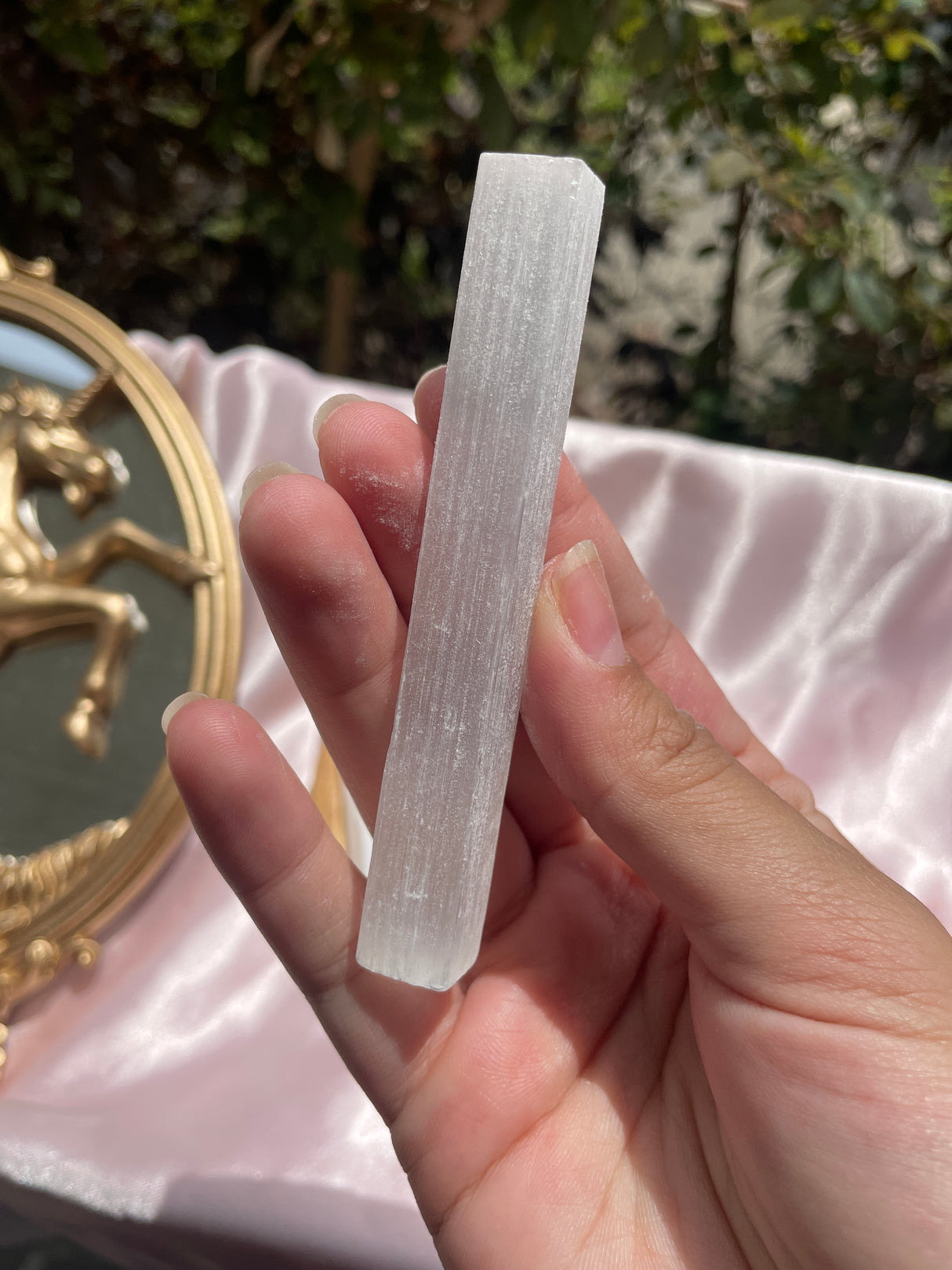 Satin Spar / Selenite Cleansing Wand