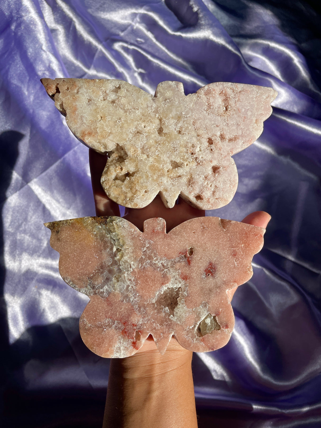 Pink Amethyst Butterflies (Your Pick)