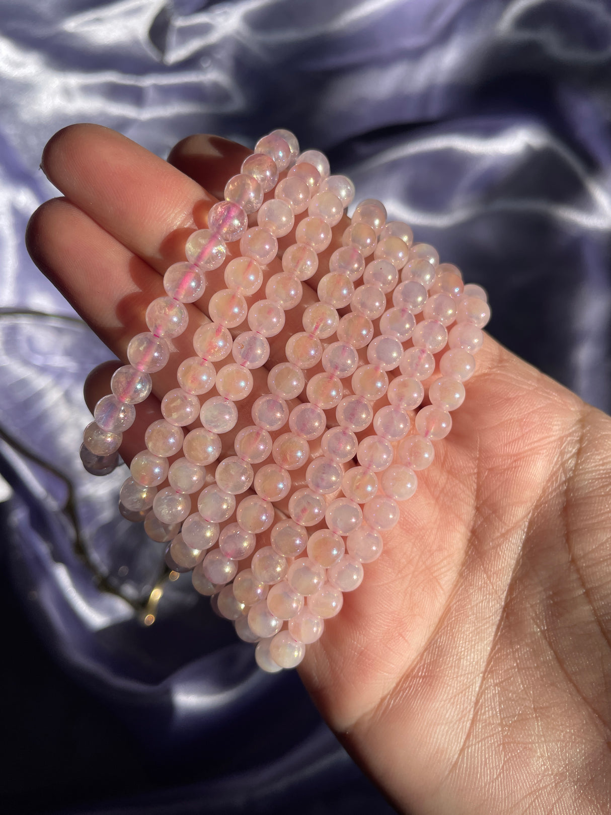 Aura Rose Quartz Bracelet