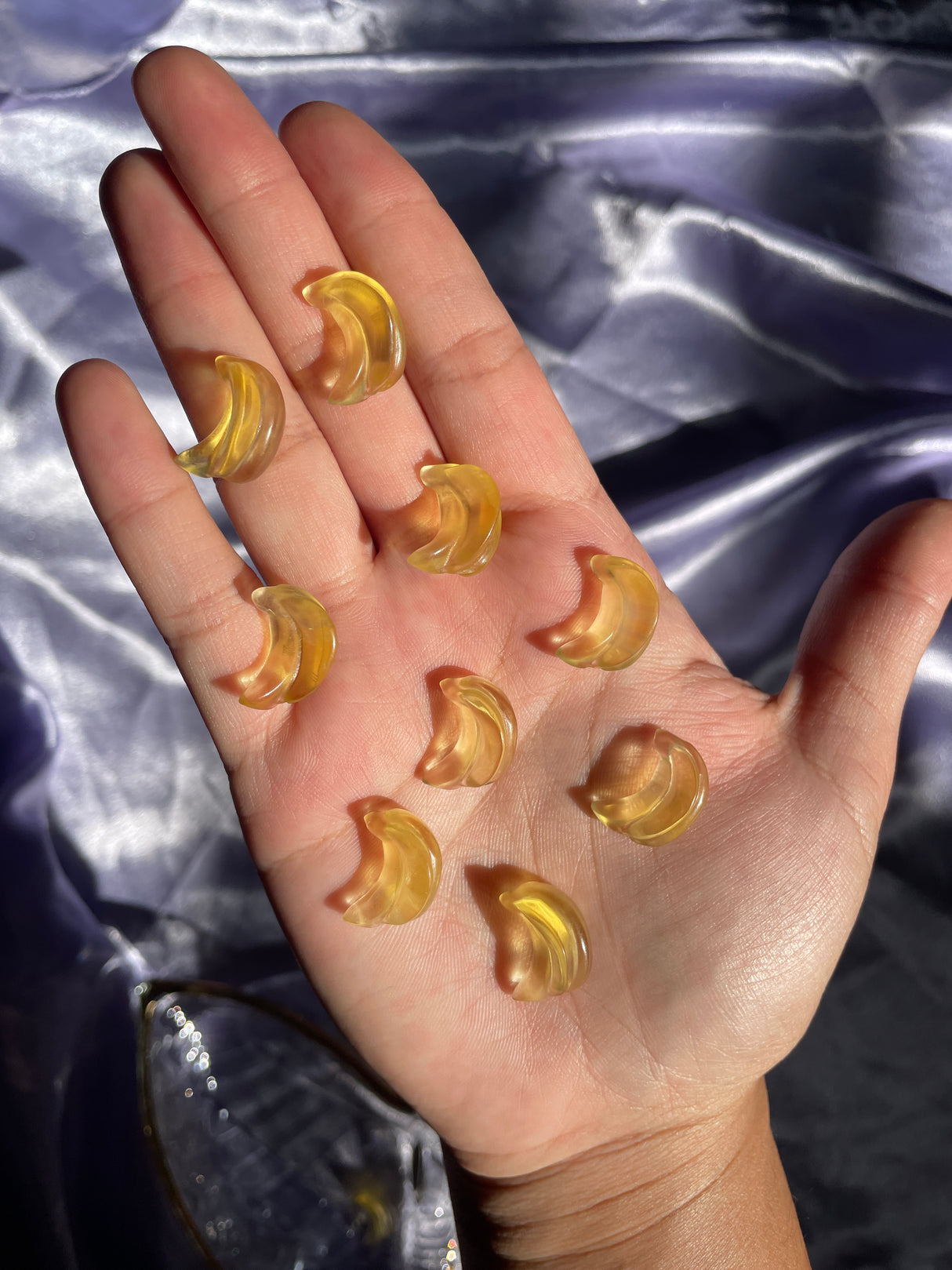 Mini Yellow Fluorite Banana