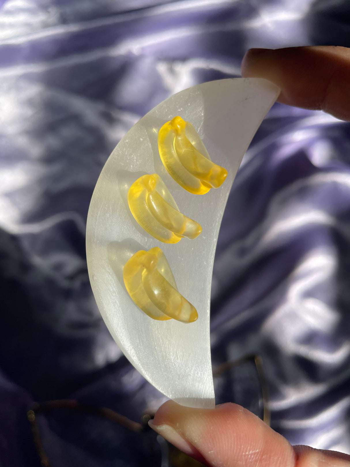 Mini Yellow Fluorite Banana