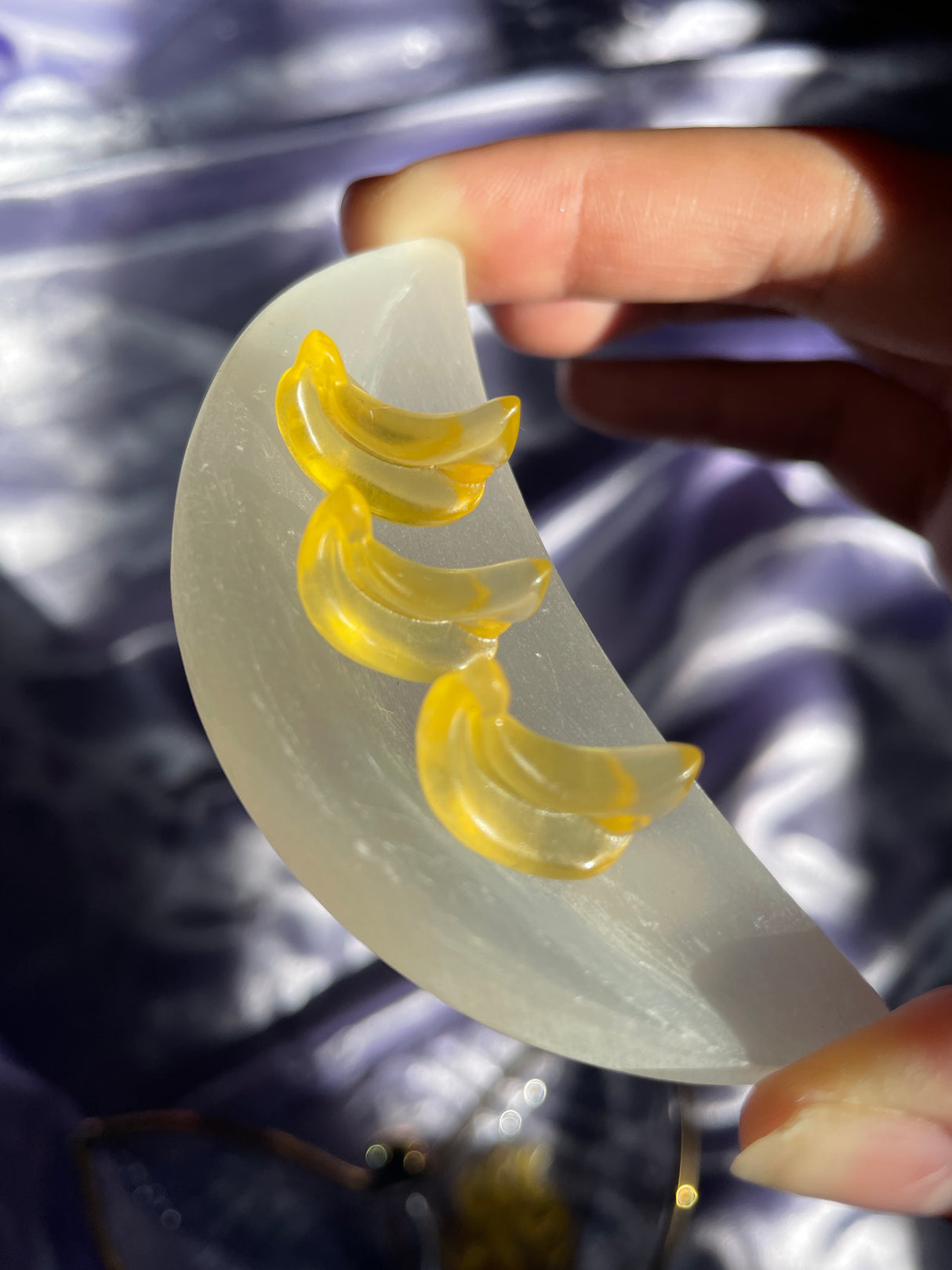 Mini Yellow Fluorite Banana