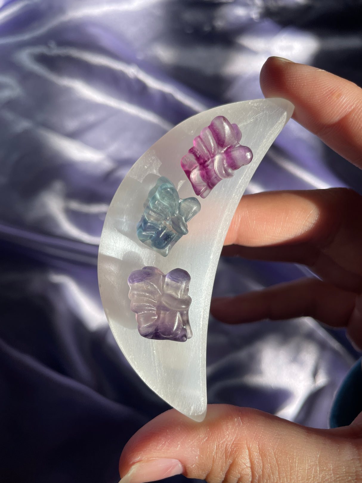 Mini Rainbow Fluorite Fairy