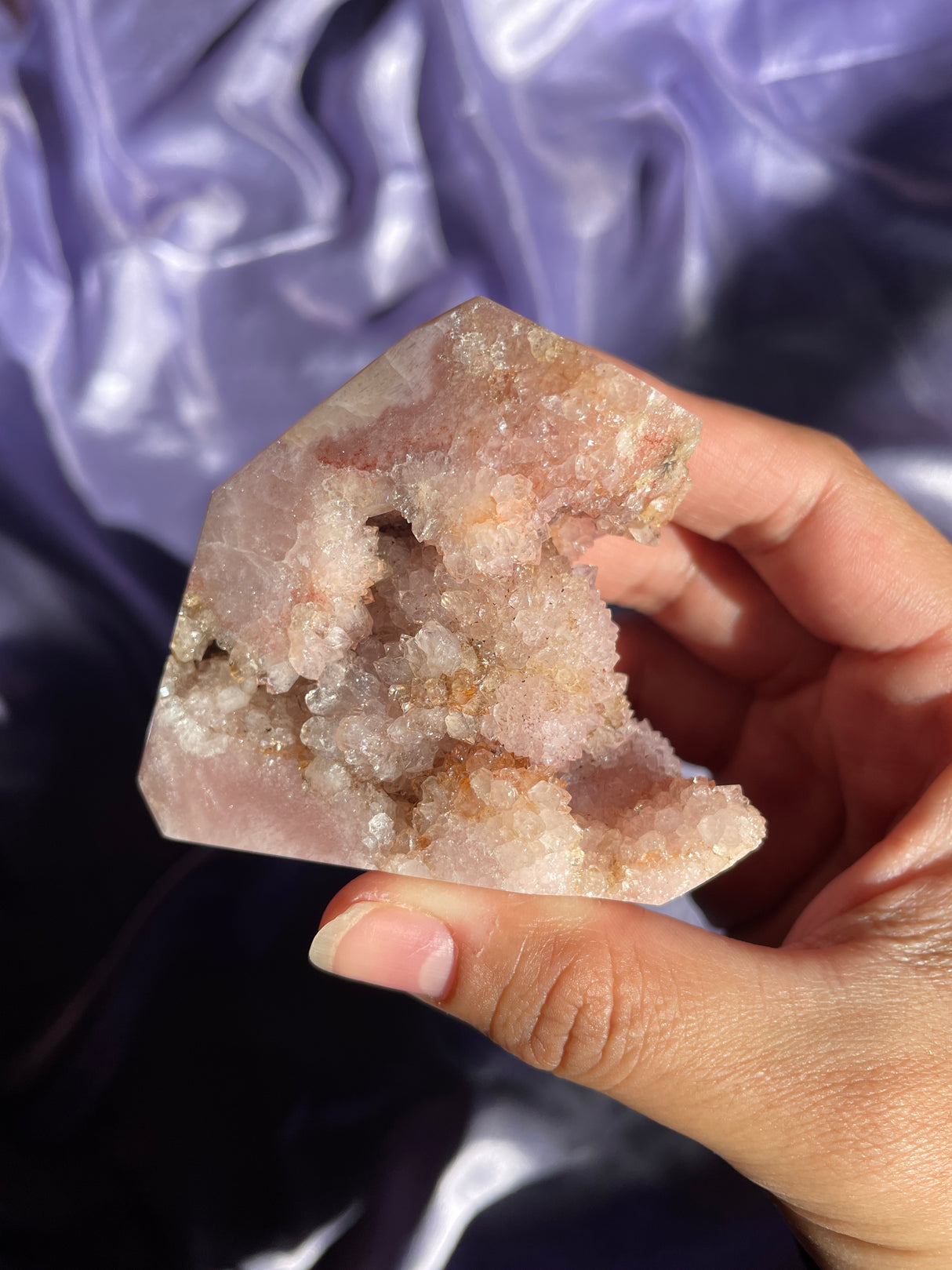 Pink Amethyst x Flower Agate Free Form