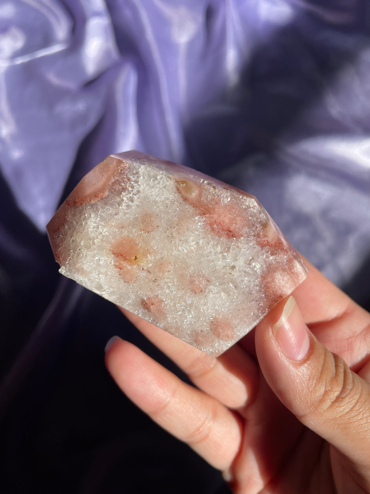 Pink Amethyst x Flower Agate Free Form