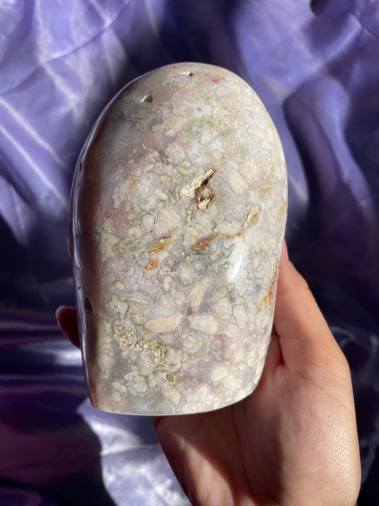 Pastel Flower Agate Free Form