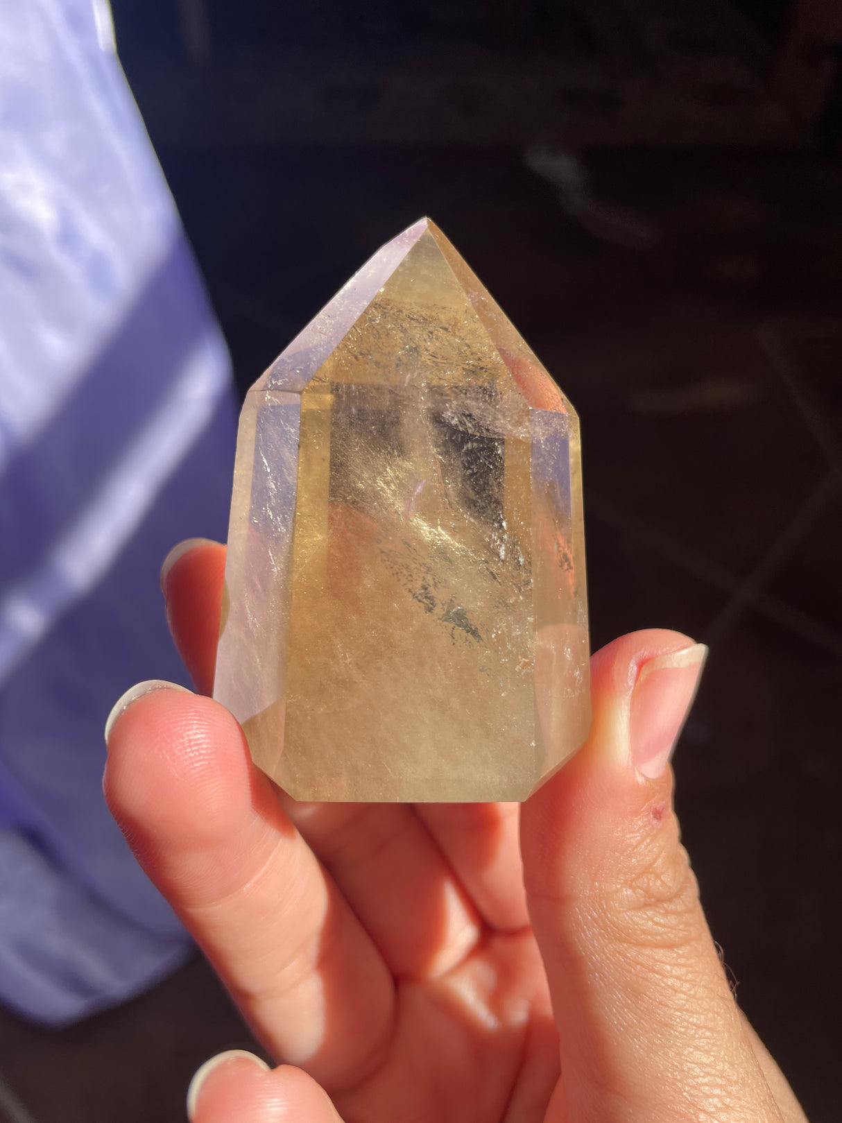 Honey Brazilian Citrine Tower