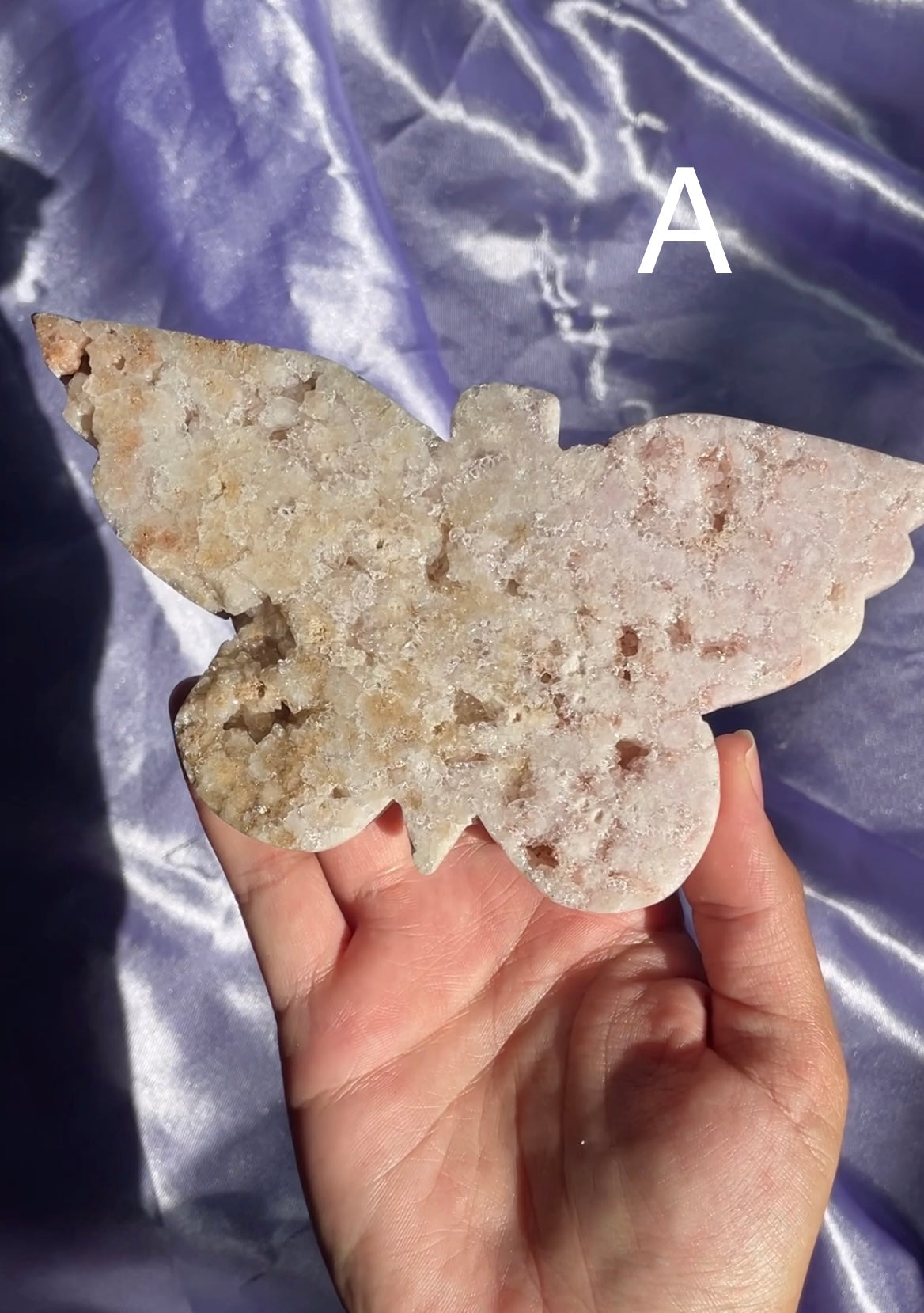 Pink Amethyst Butterflies (Your Pick)