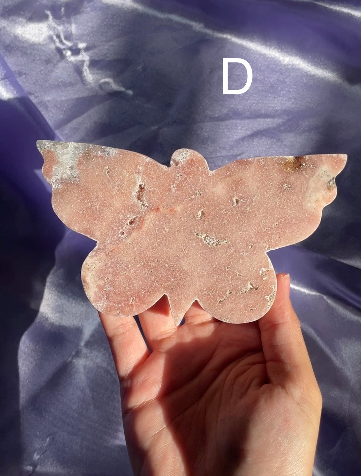 Pink Amethyst Butterflies (Your Pick)