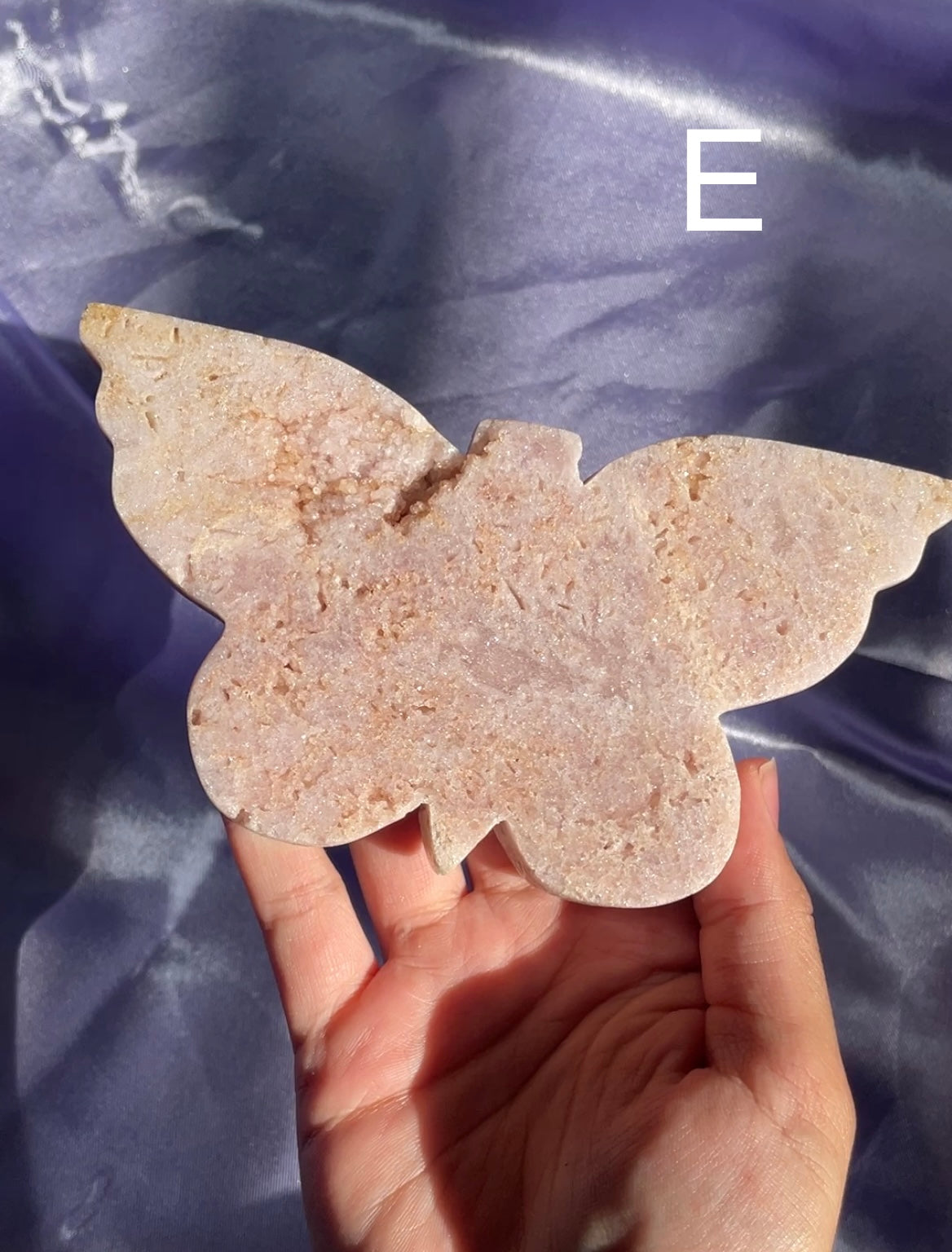 Pink Amethyst Butterflies (Your Pick)