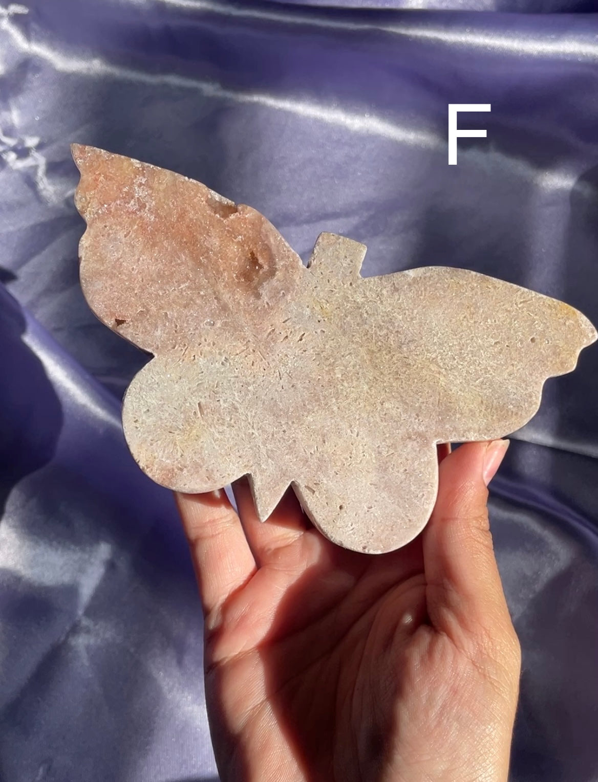 Pink Amethyst Butterflies (Your Pick)