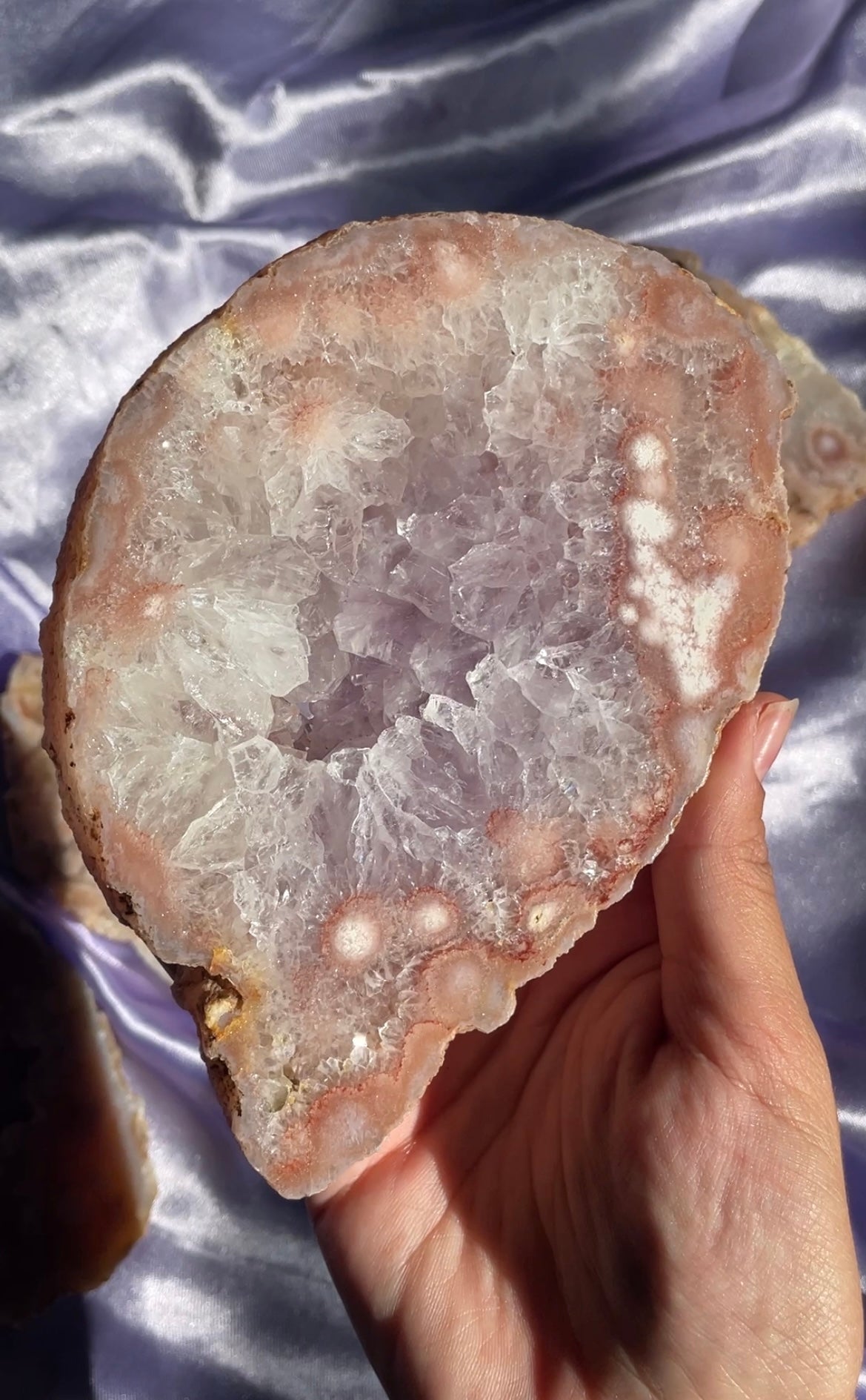 Pink Amethyst Slabs - Medium (Your Pick)