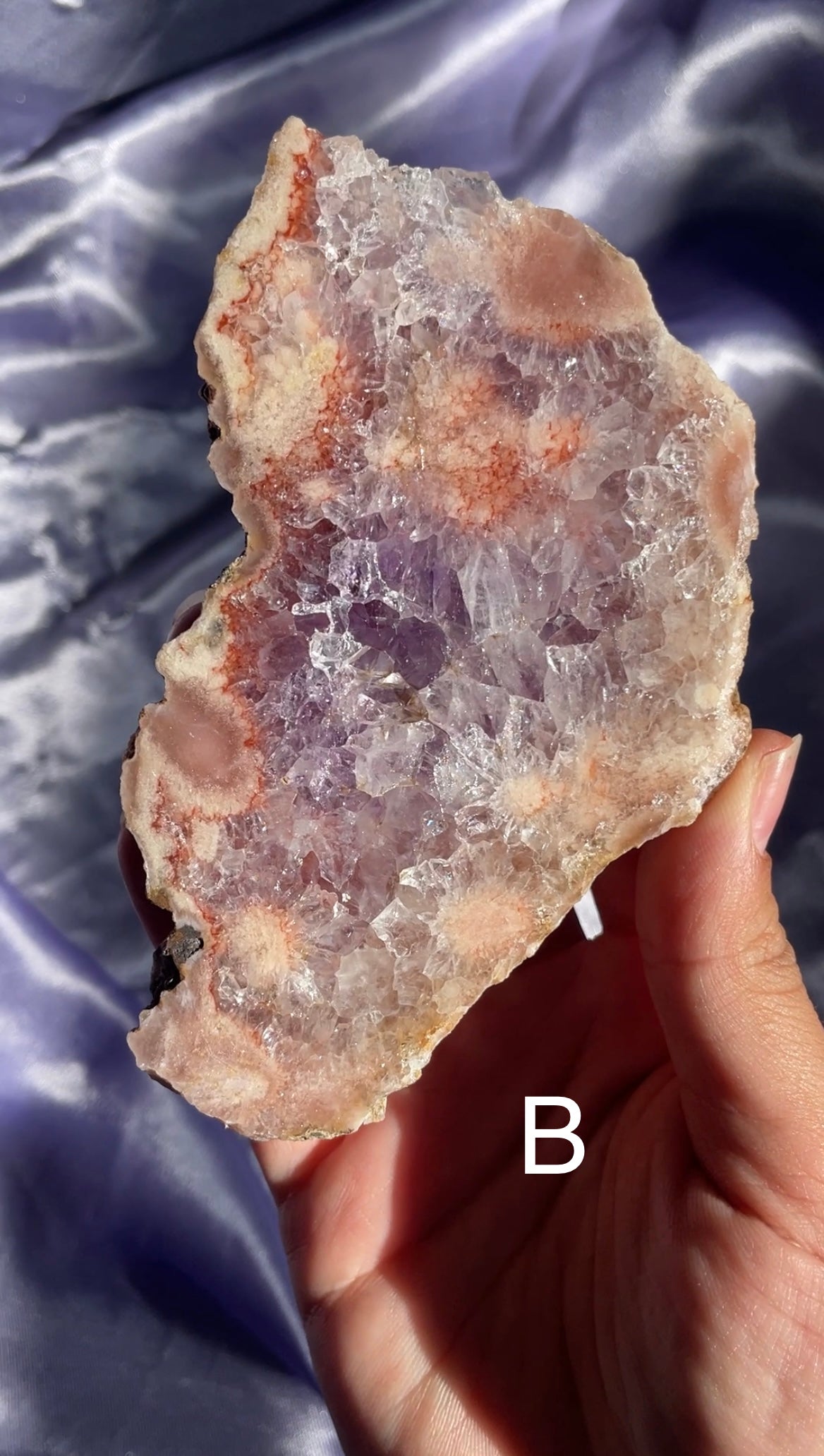 Pink Amethyst Slabs - Small (Your Pick)