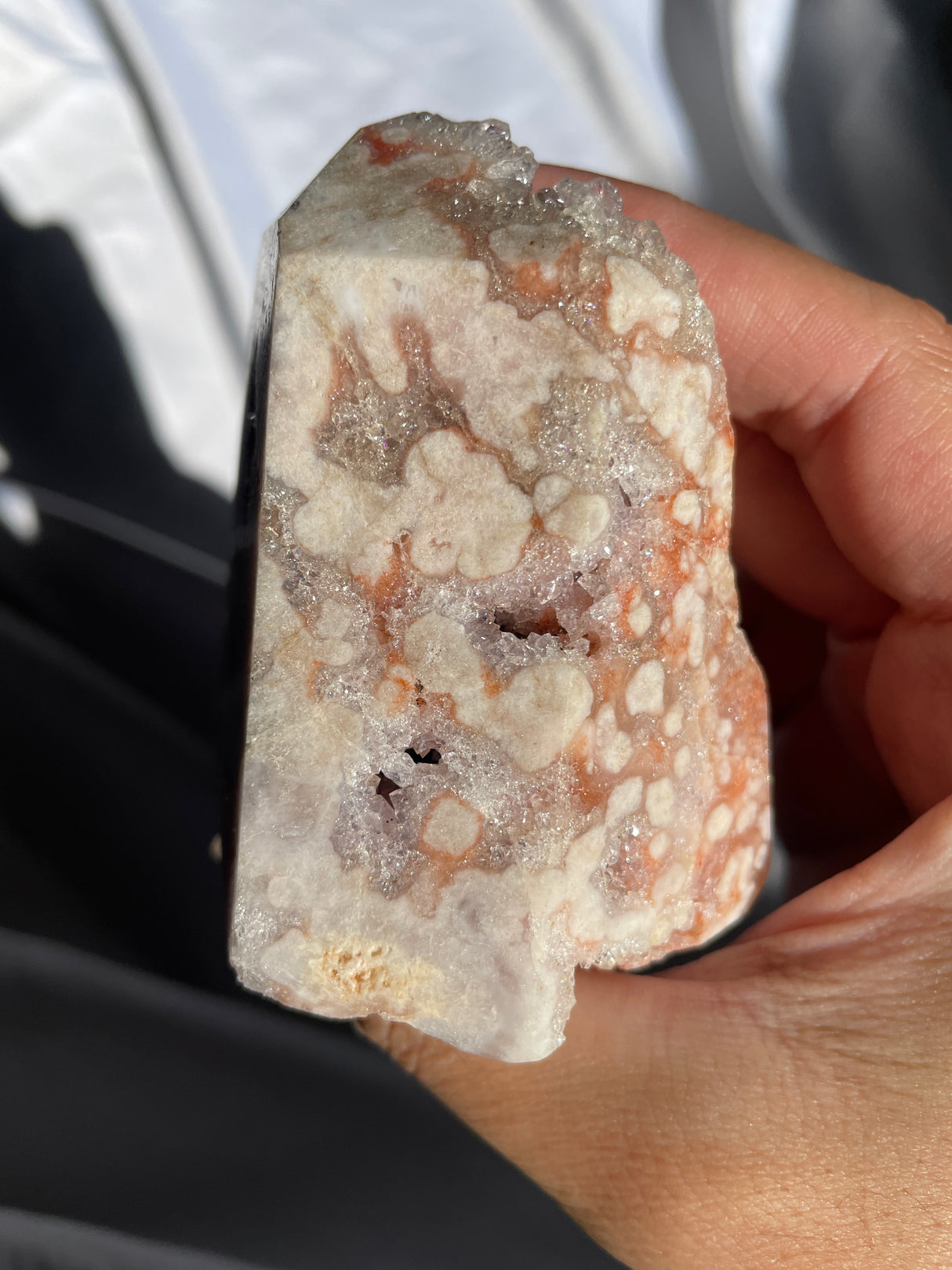 Druzy Pink Amethyst Tower