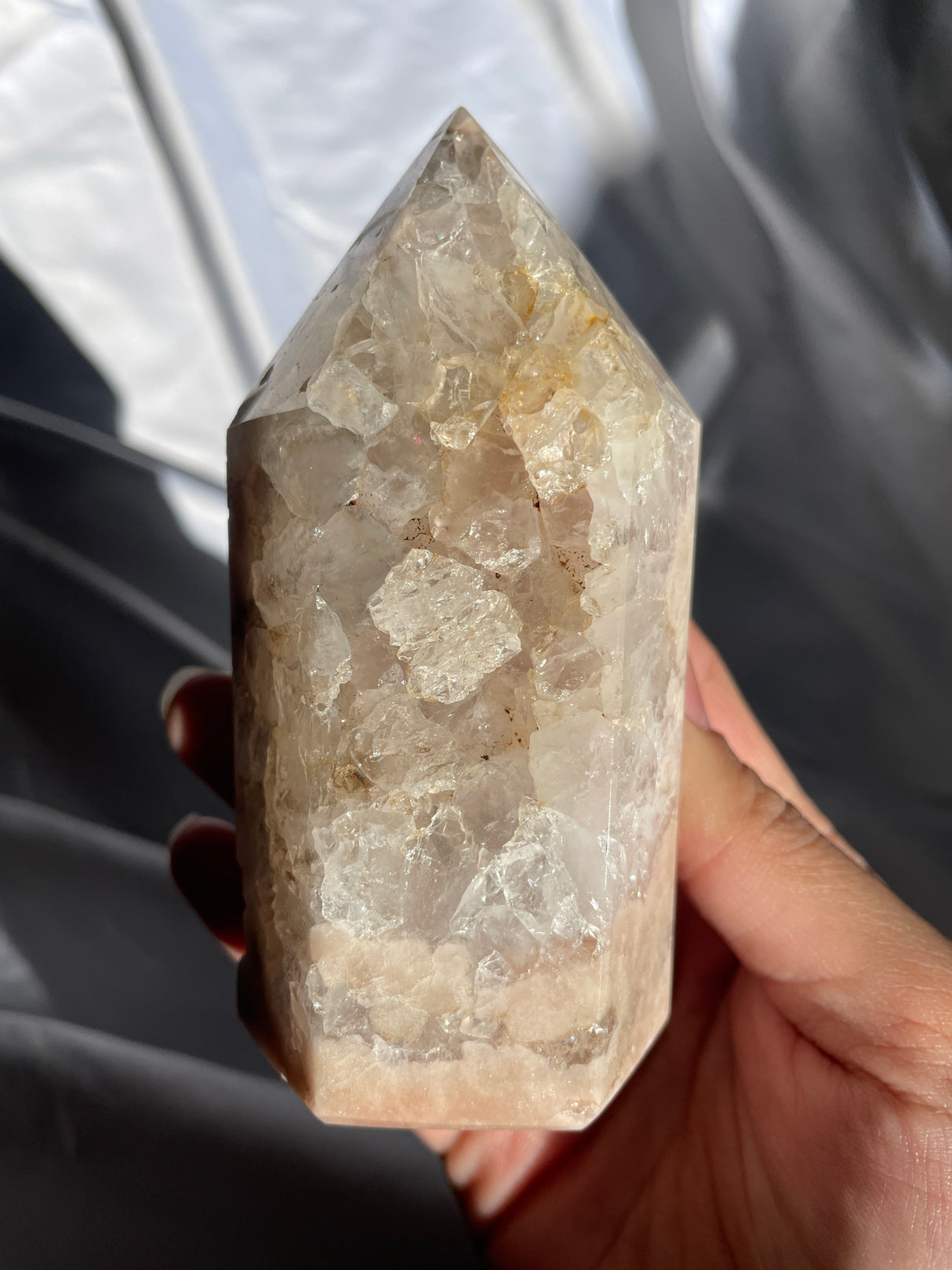 Quartzy Pink Amethyst Tower