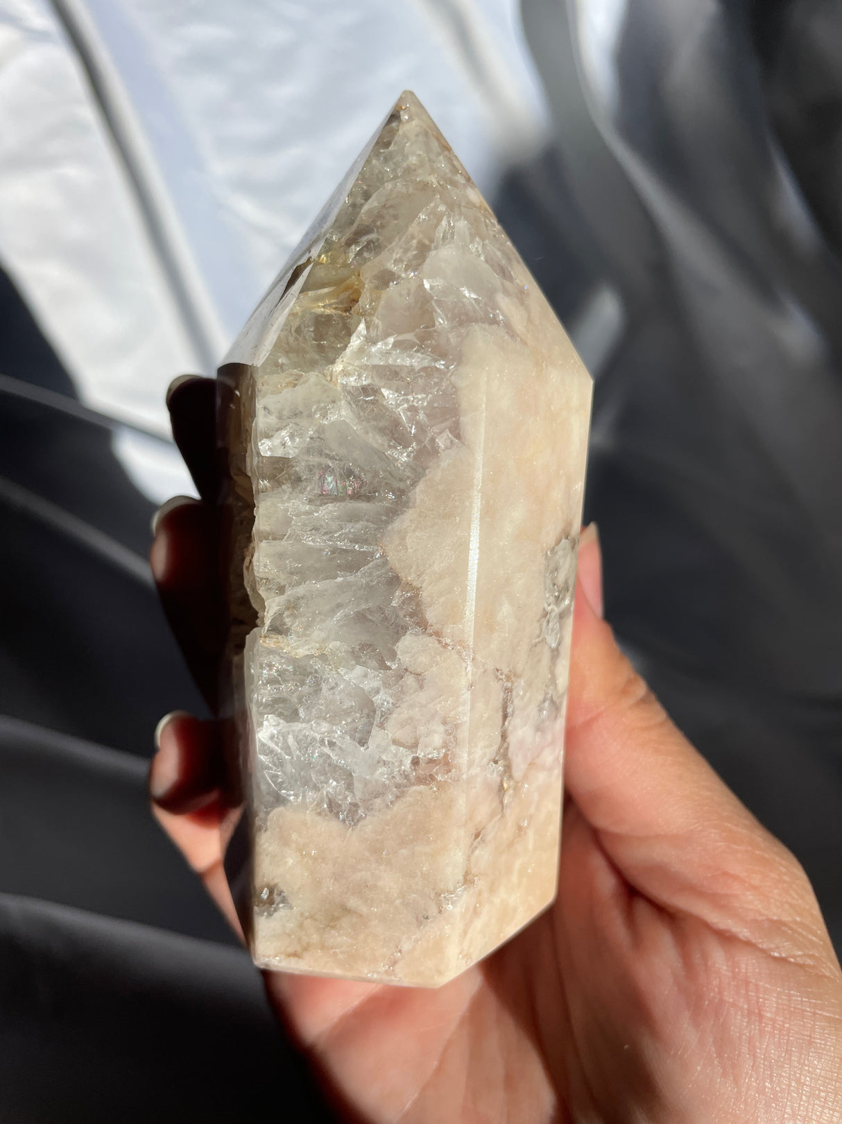 Quartzy Pink Amethyst Tower