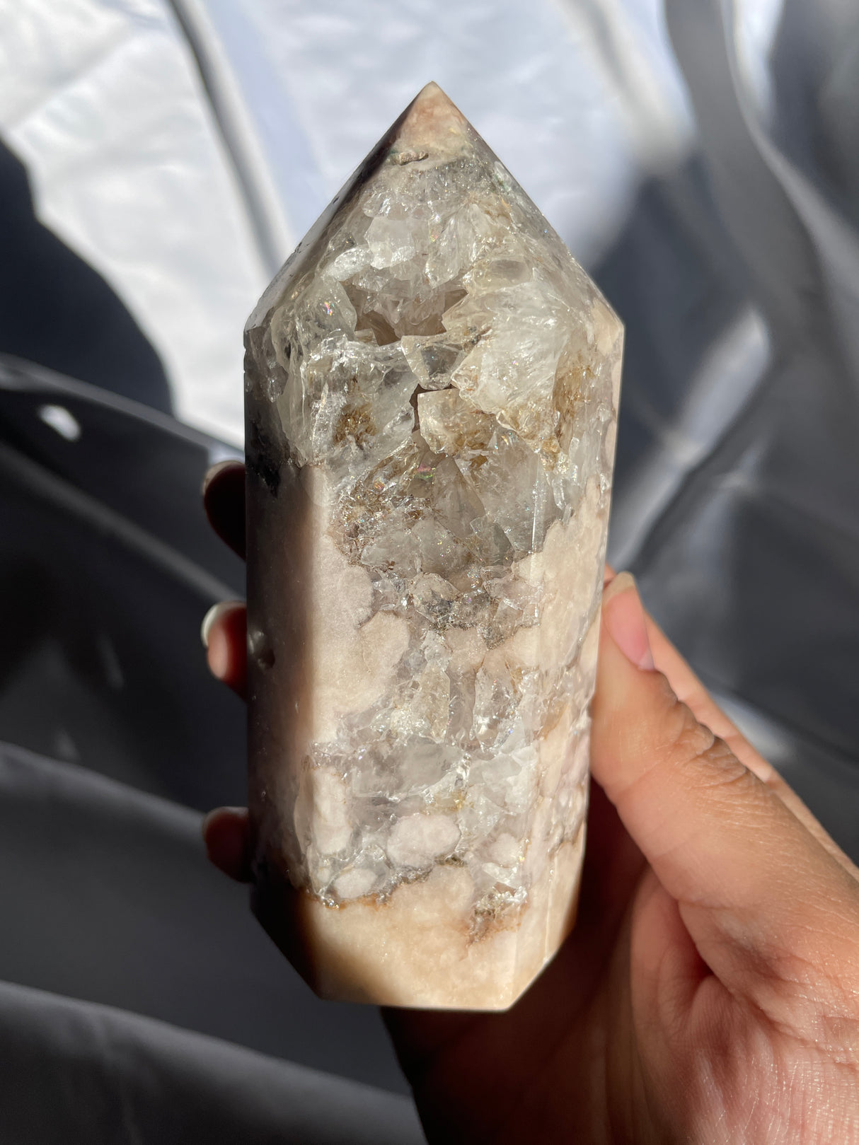 Quartzy Pink Amethyst Tower