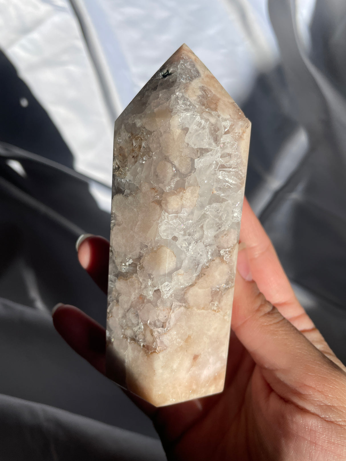 Quartzy Pink Amethyst Tower