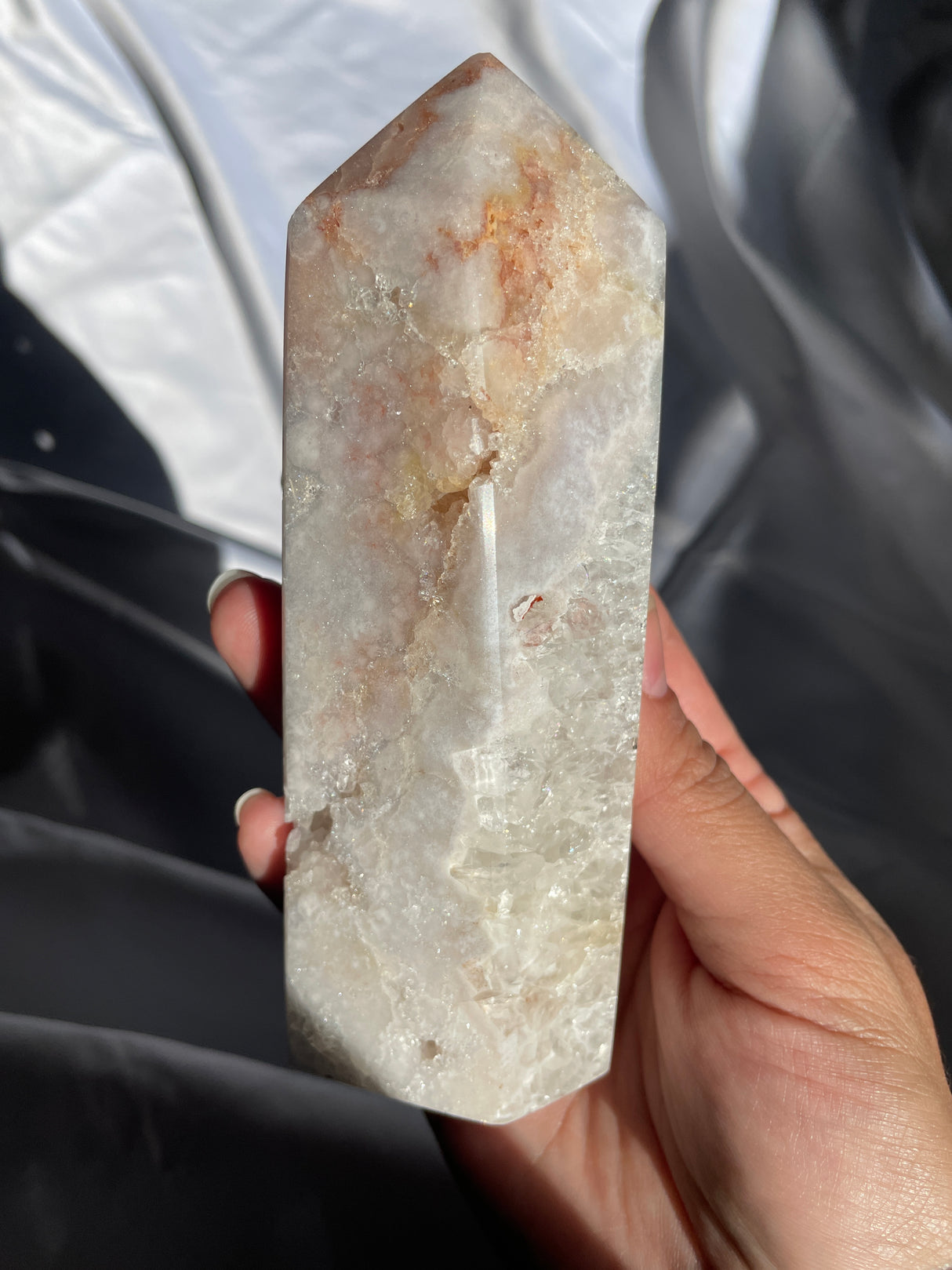 Pastel Quartzy Pink Amethyst Tower