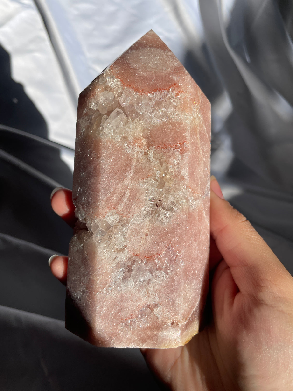 Quartzy Pink Amethyst Tower