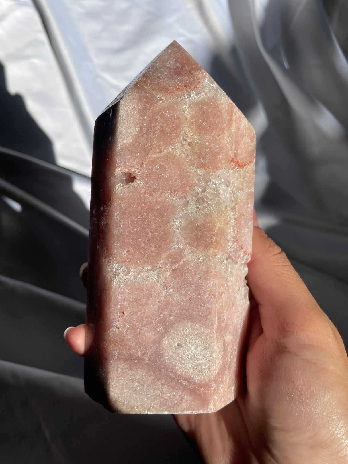 Quartzy Pink Amethyst Tower