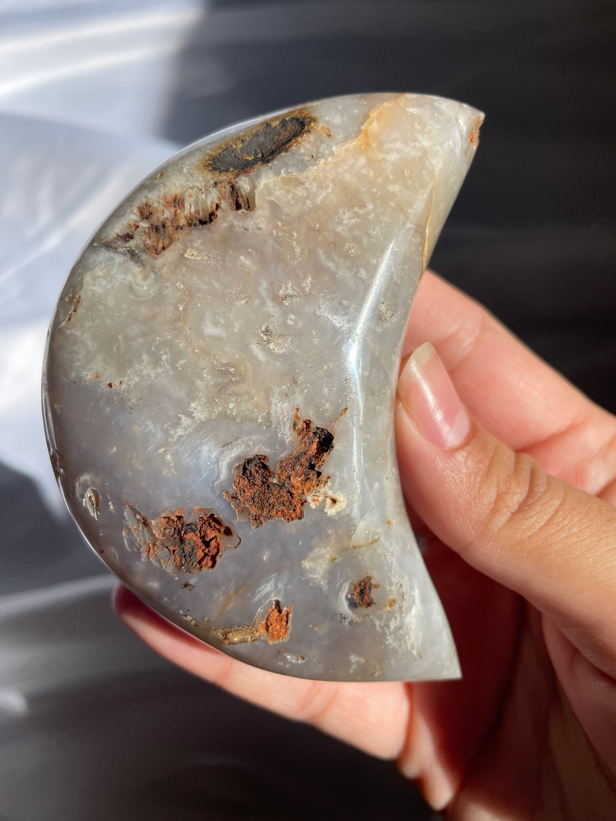 Lilac Uruguayan Amethyst Moon