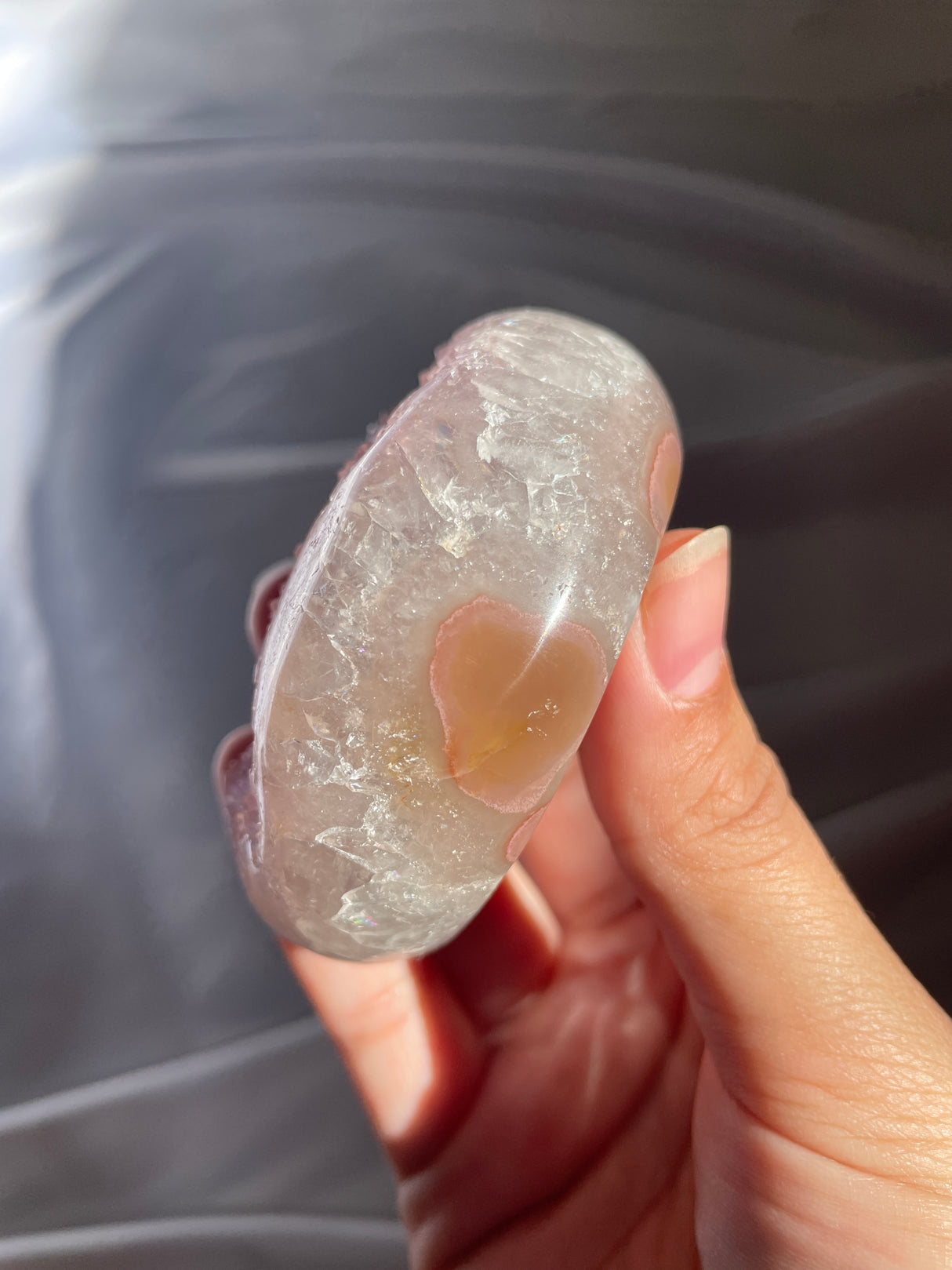 Lilac Druzy Uruguayan Amethyst Moon