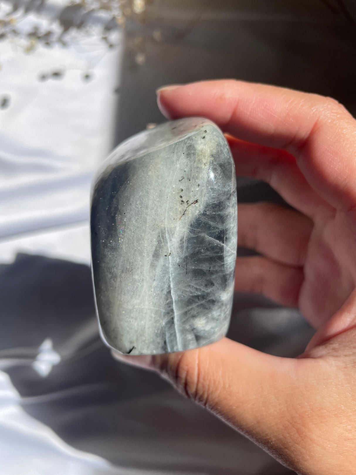 Pink Flash Labradorite Free Form