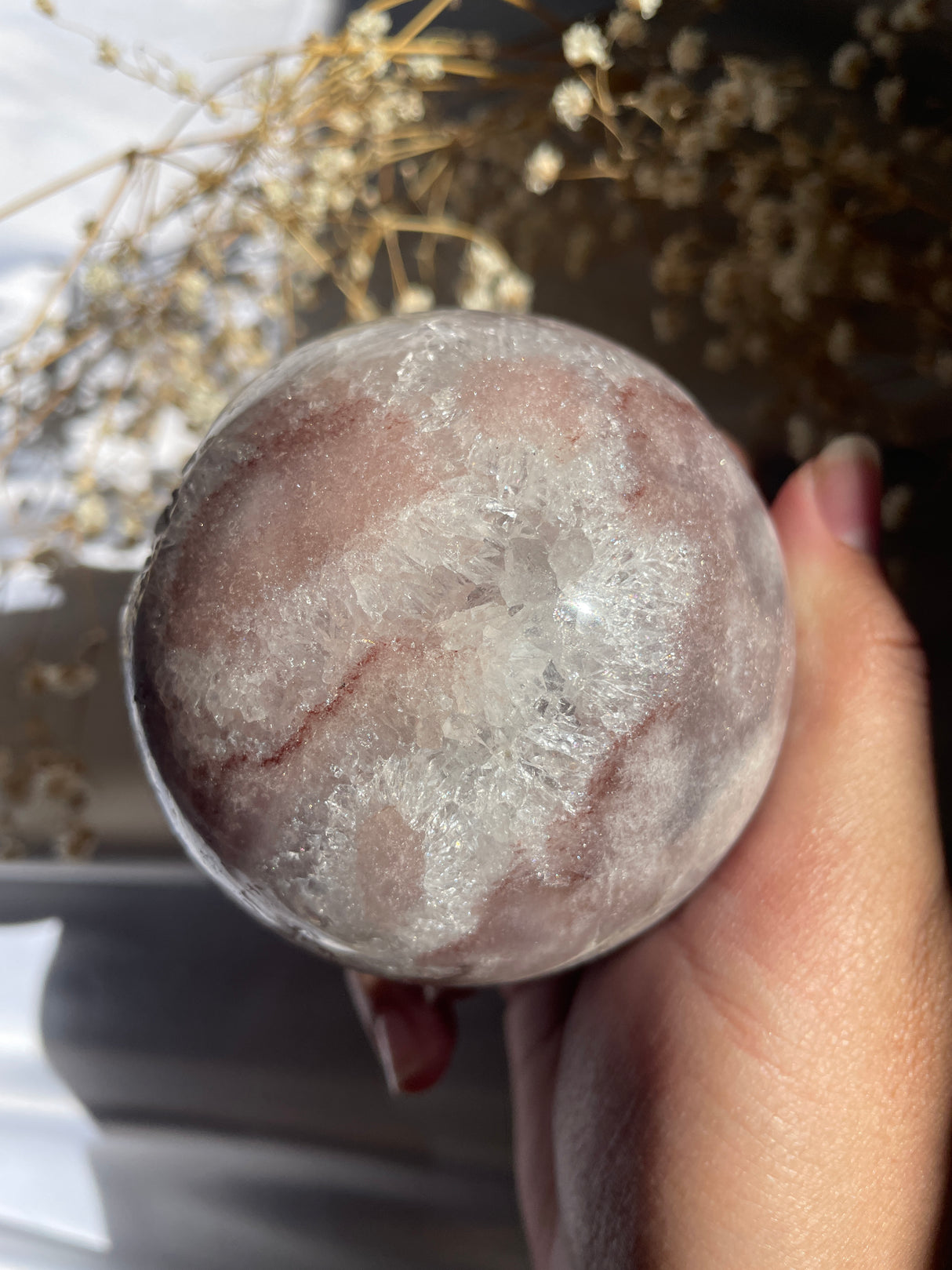 Pink Amethyst Sphere