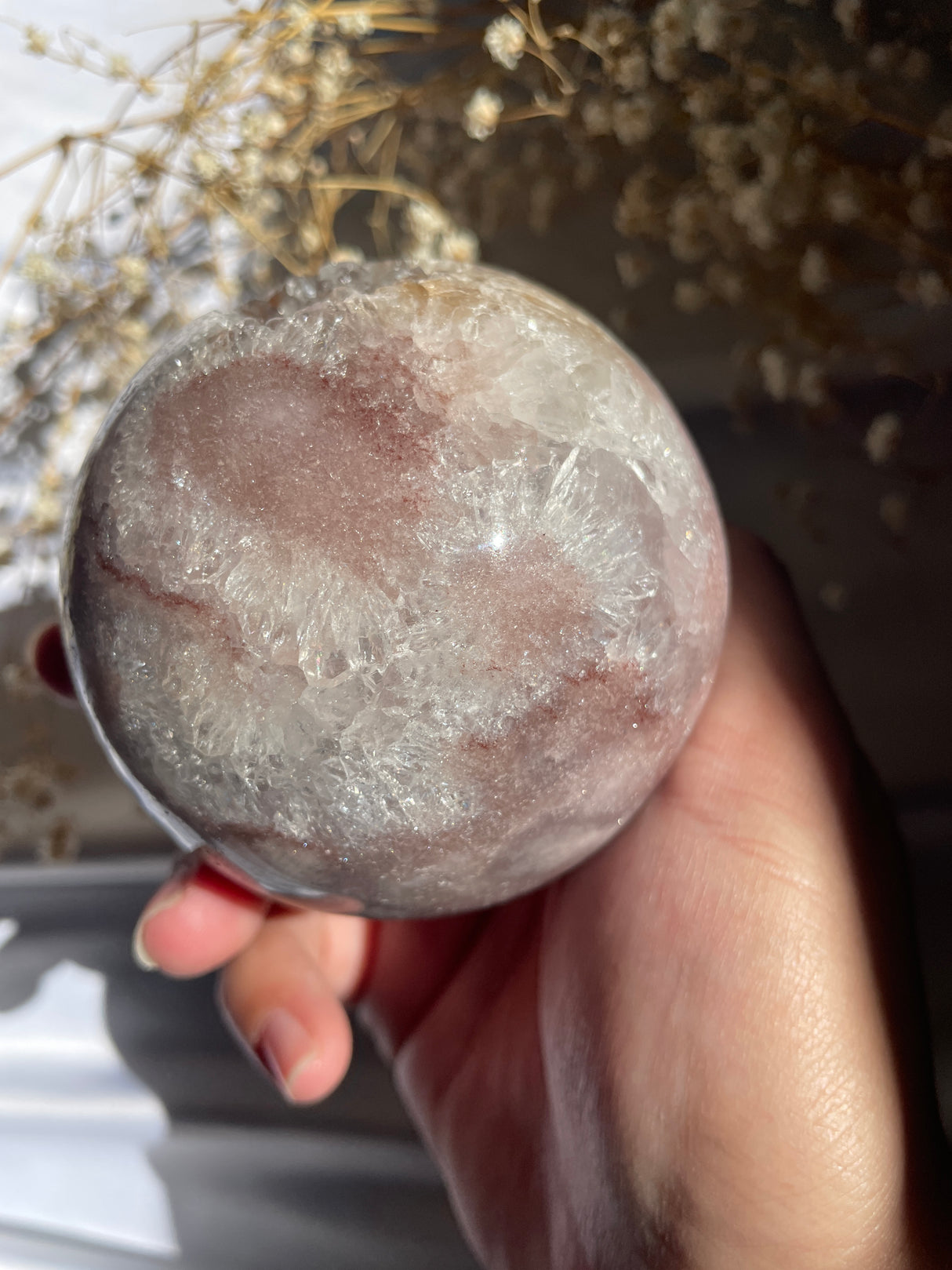 Pink Amethyst Sphere