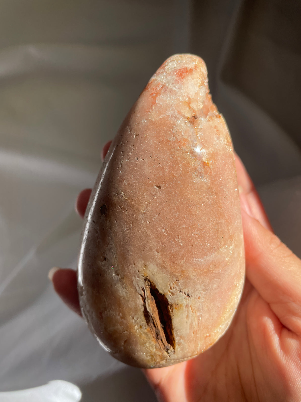 Druzy Pink Amethyst Egg