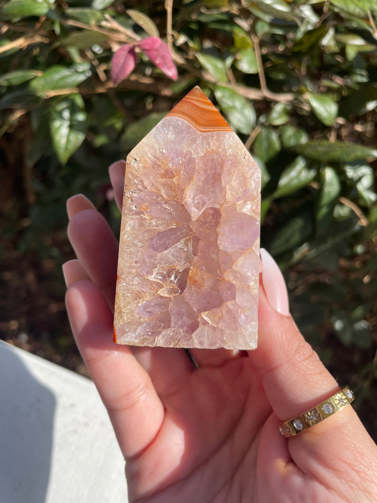 Carnelian Amethyst Tower