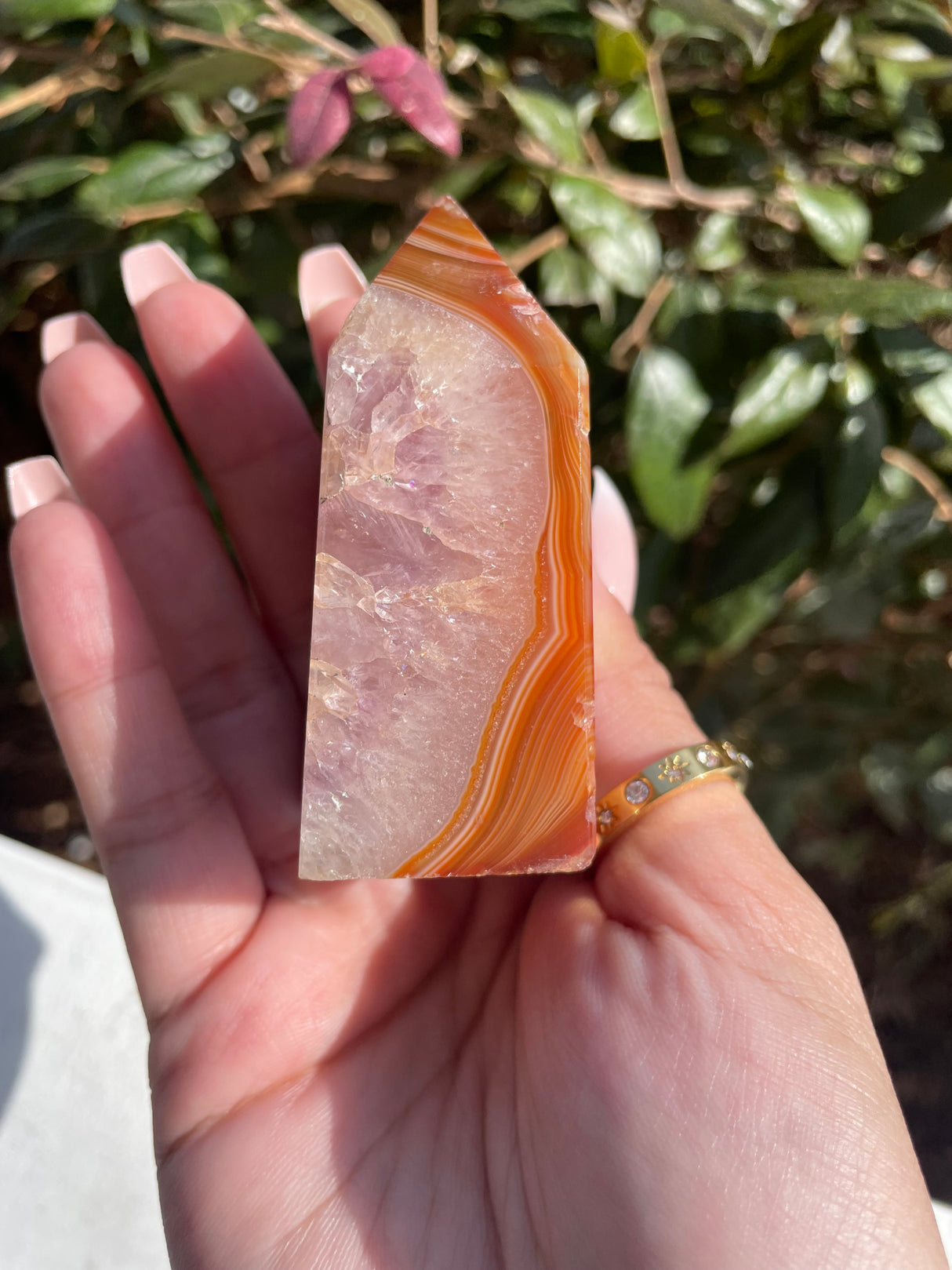 Carnelian Amethyst Tower