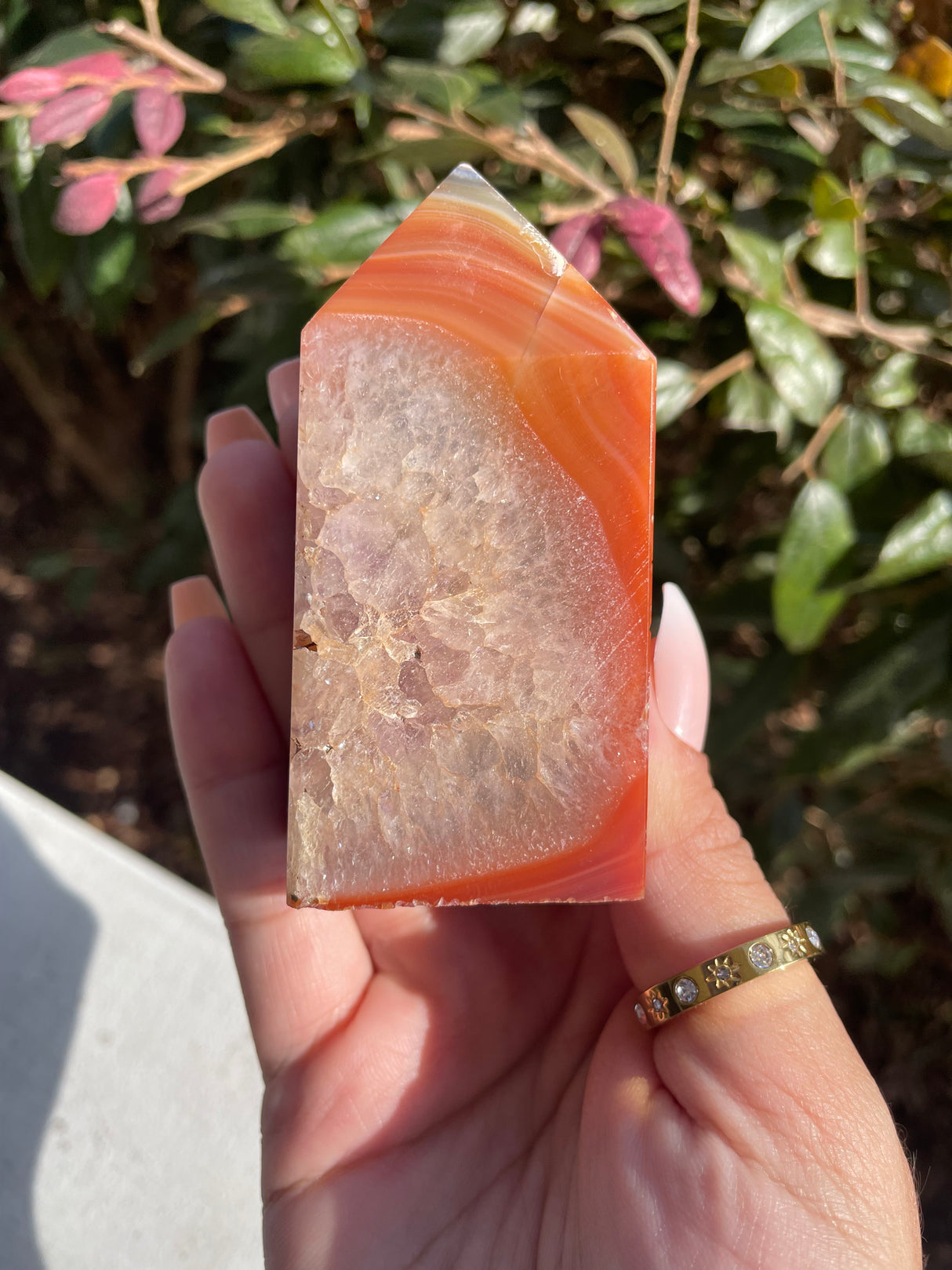 Carnelian Amethyst Tower