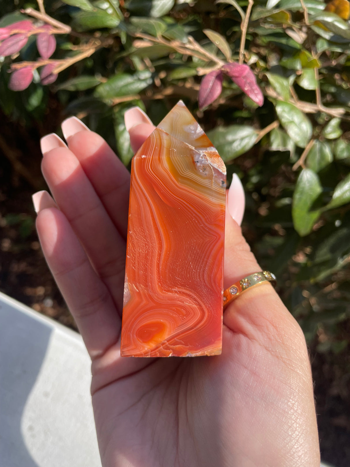 Carnelian Amethyst Tower