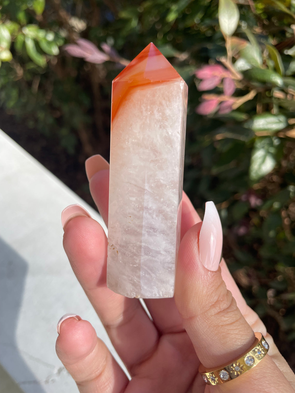 Carnelian Quartz Tower