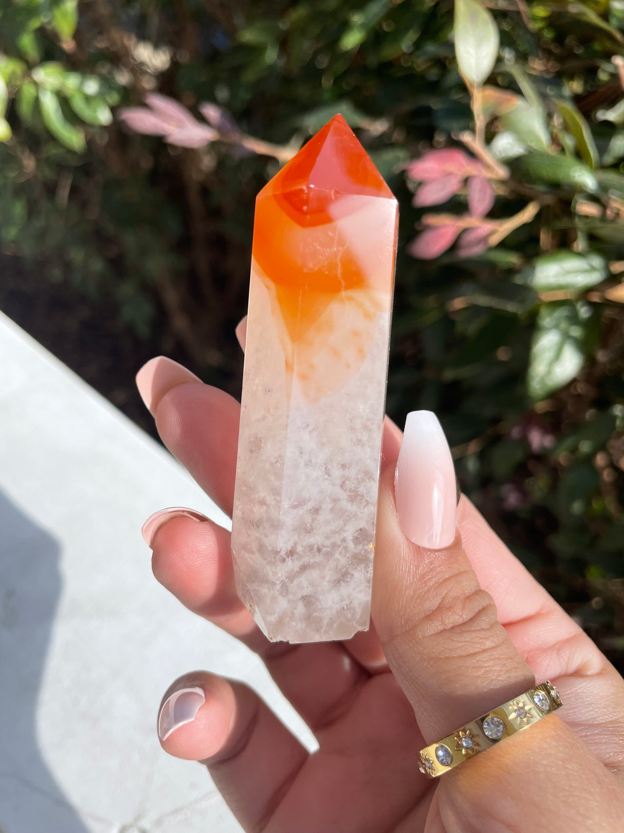 Carnelian Quartz Tower