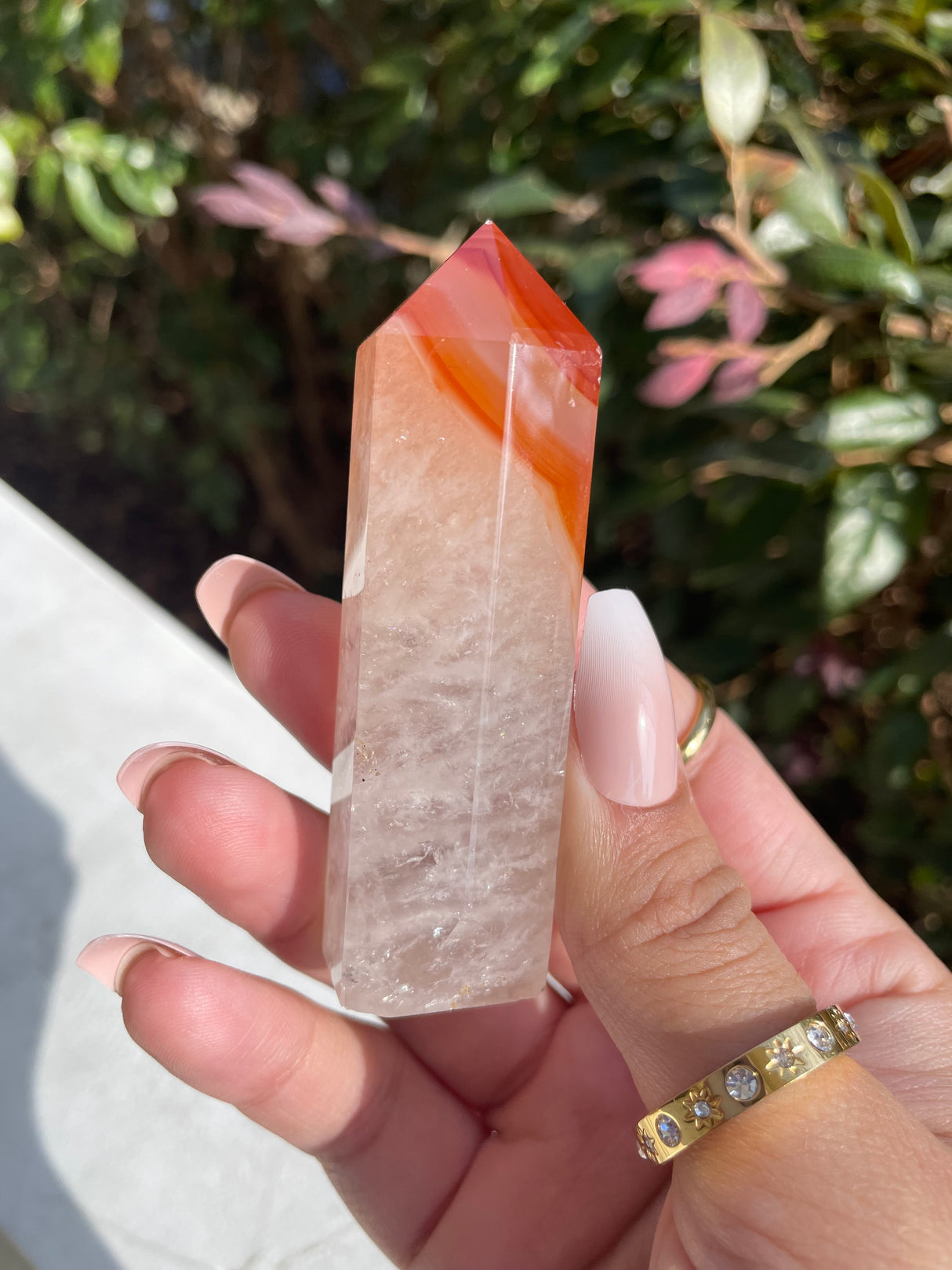 Carnelian Quartz Tower