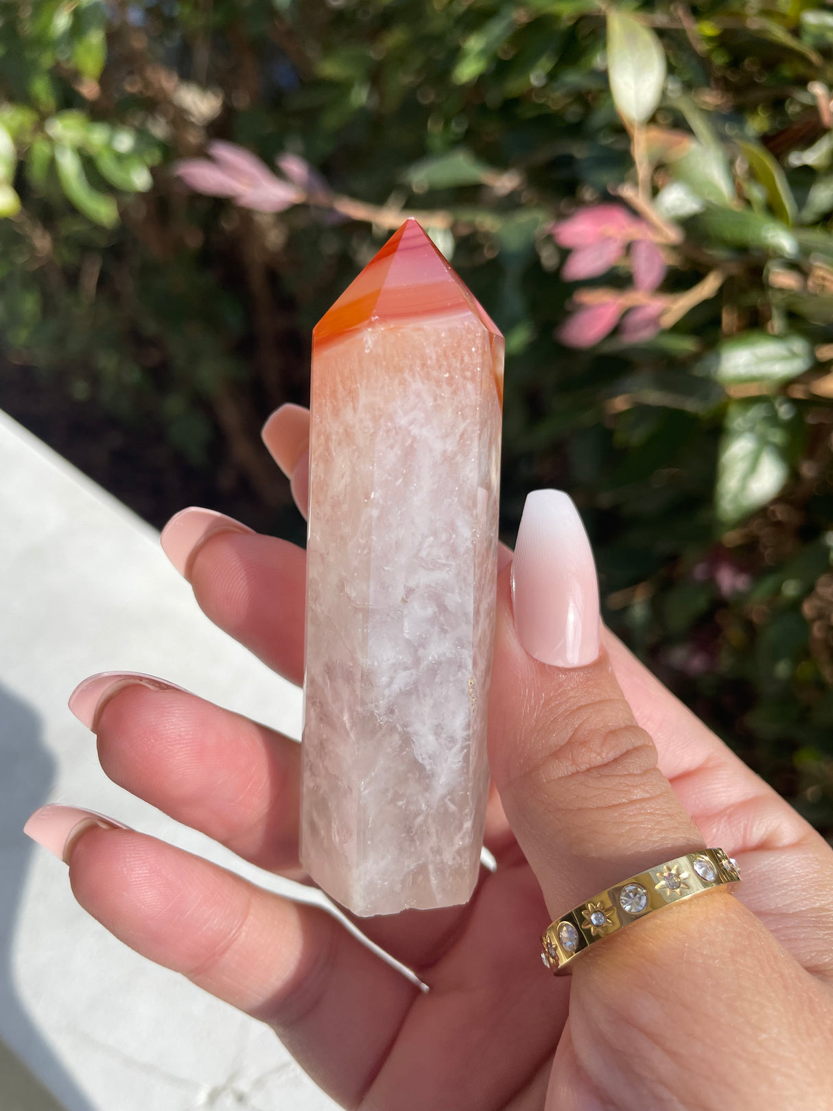 Carnelian Quartz Tower