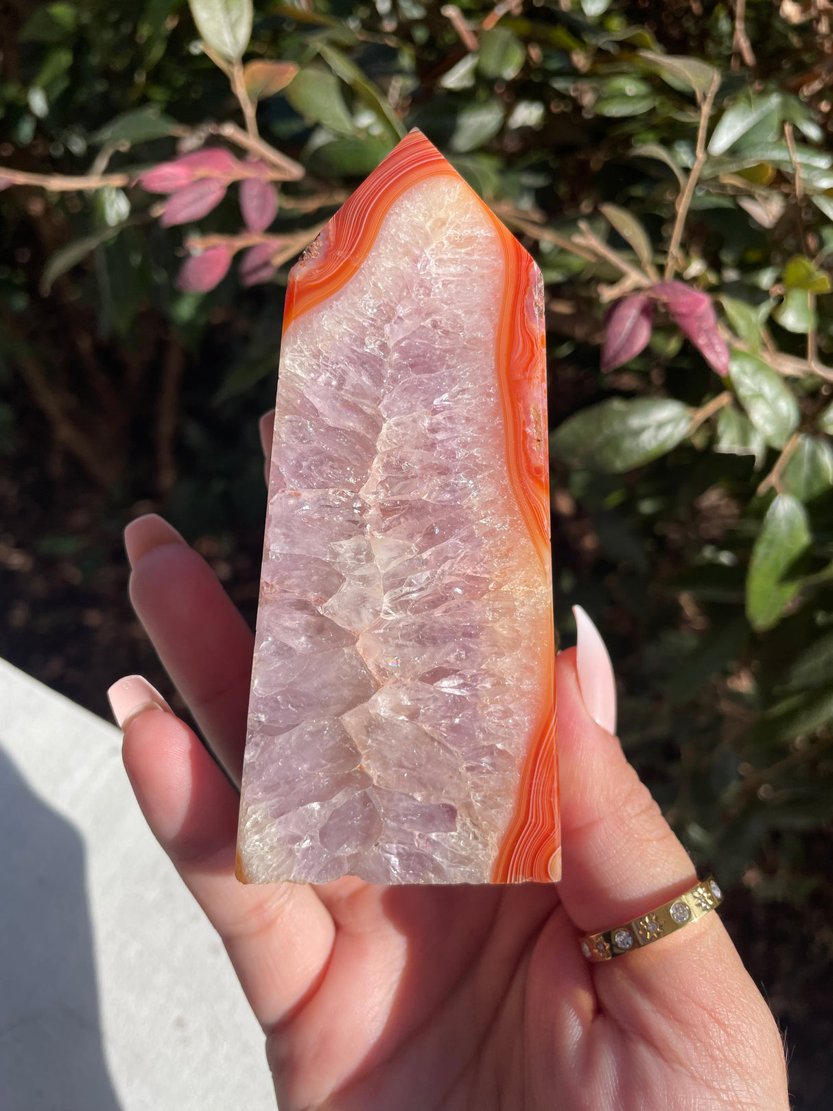 Carnelian Amethyst Tower