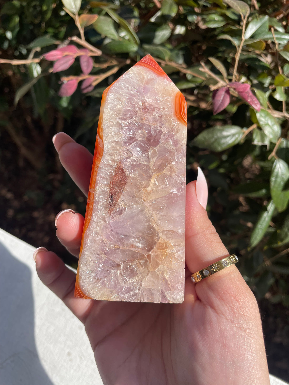 Carnelian Amethyst Tower