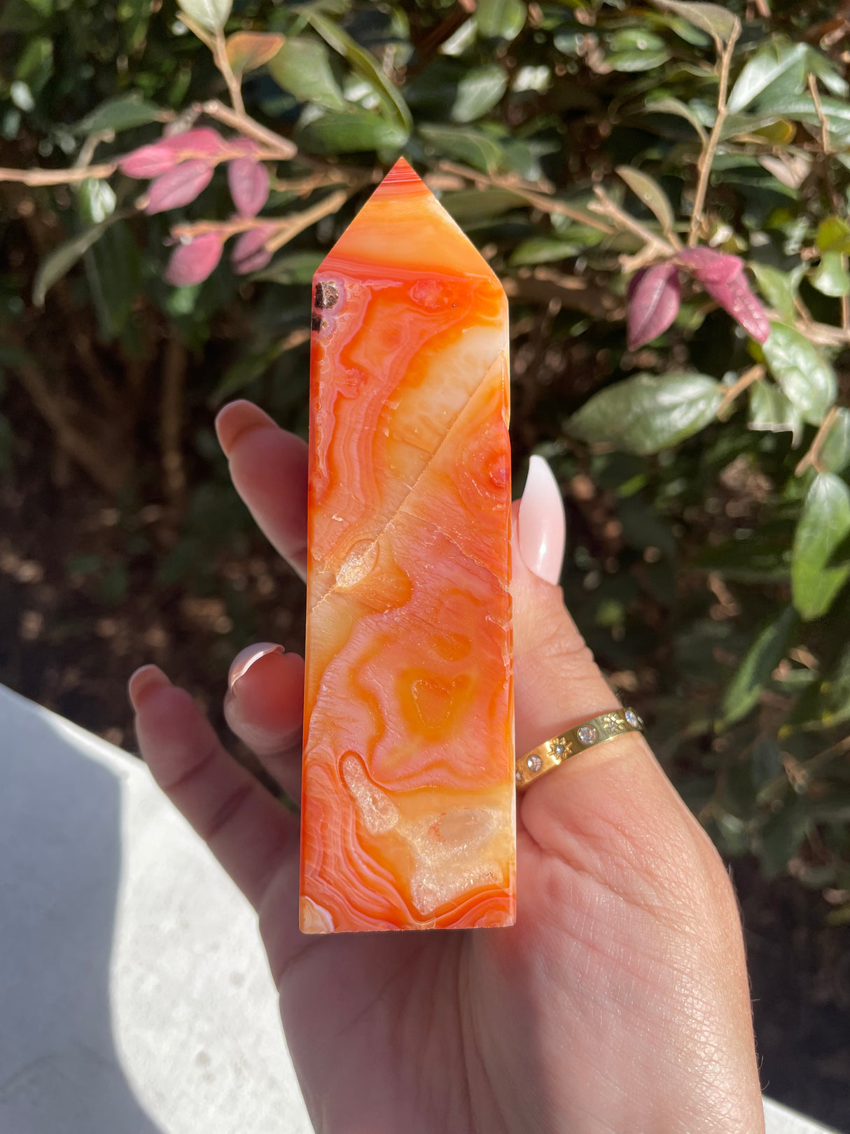 Carnelian Amethyst Tower