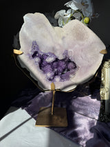 Vibrant Large Pink Amethyst Slab