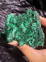 Fibrous Raw Malachite