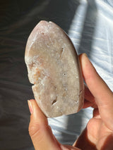 Druzy Pink Amethyst Standing Free Form