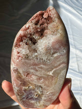 Druzy Pink Amethyst Standing Free Form