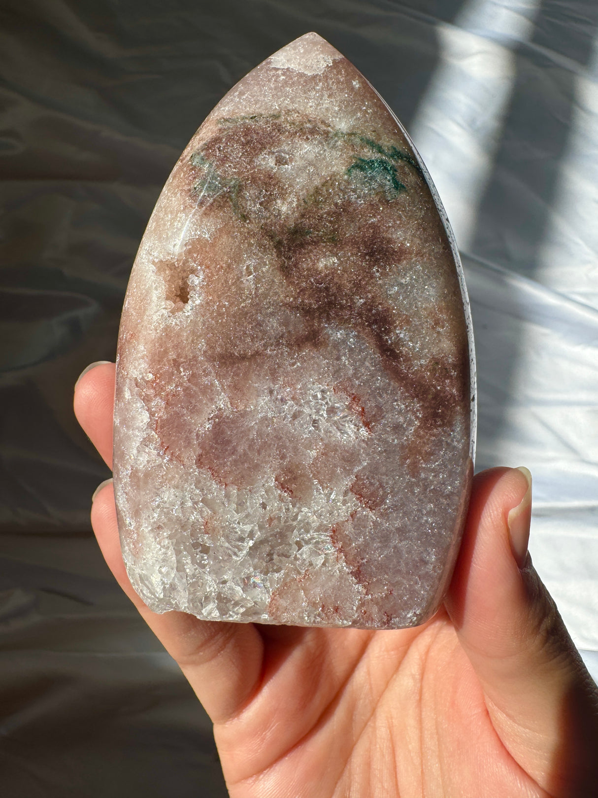 Pink Amethyst Standing Free Form